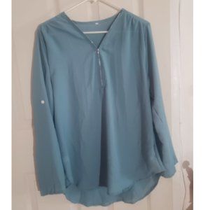 Cyan Shaded Blouse